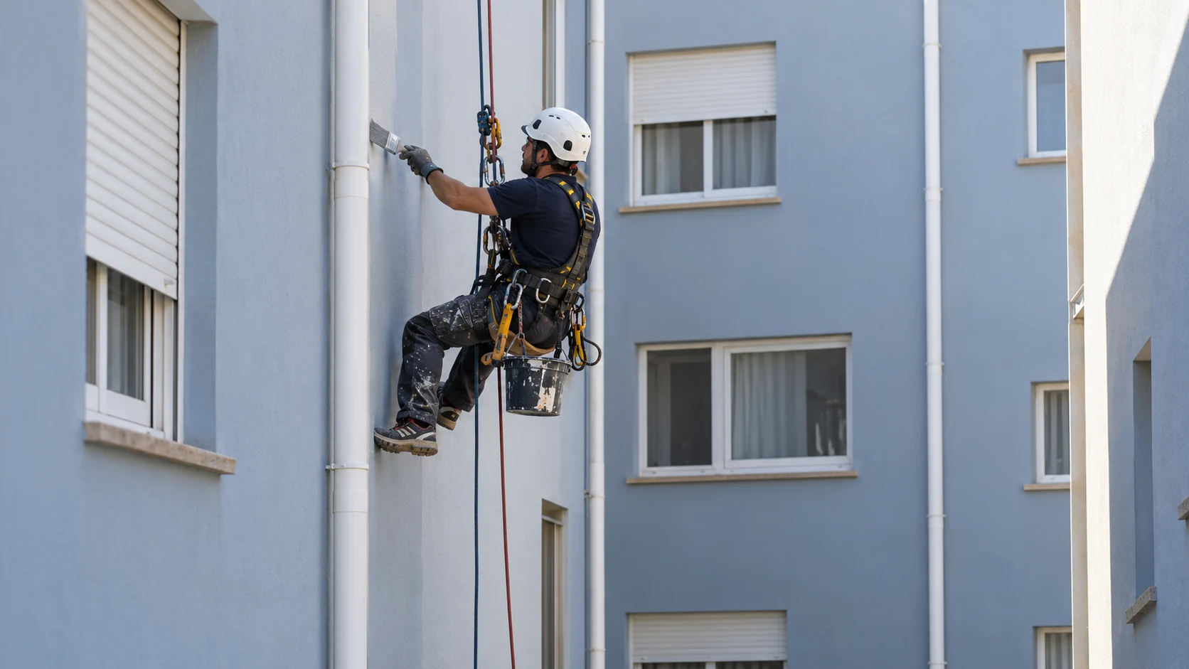 Trabajos verticales en Les Cabanyes
